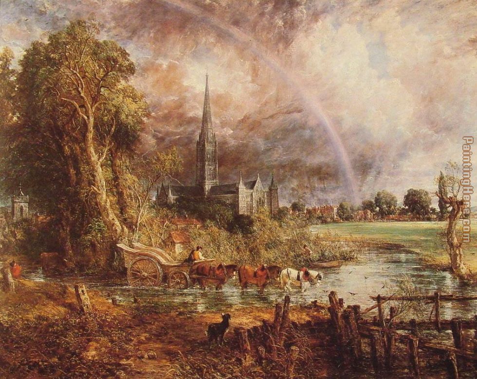 John Constable Salisbury Cathedral from the Meadows
